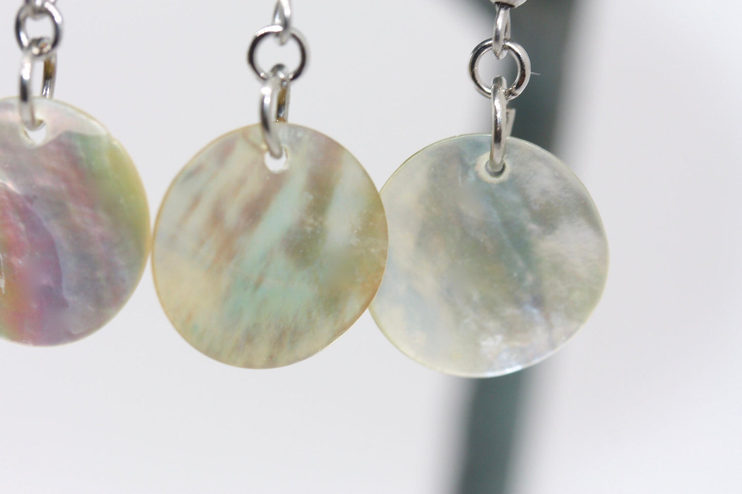 Simple dangle stunning vintage mother of pearl timeless dangle earrings