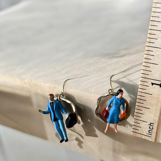 Little people dangle earrings