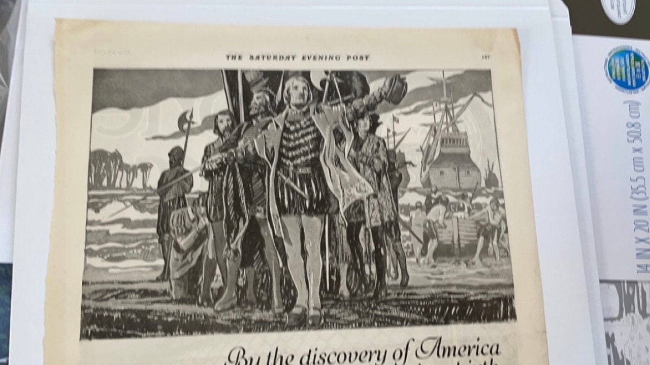 1919 Original Lehigh Portland Cement Company full page advertisement from a 1919 issue of The Saturday Evening Post