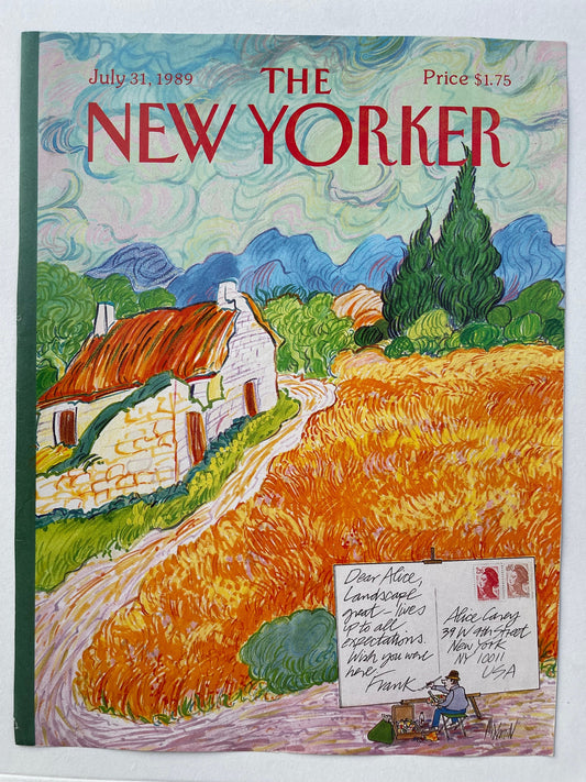 The NEW YORKER cover only - July 31, 1989