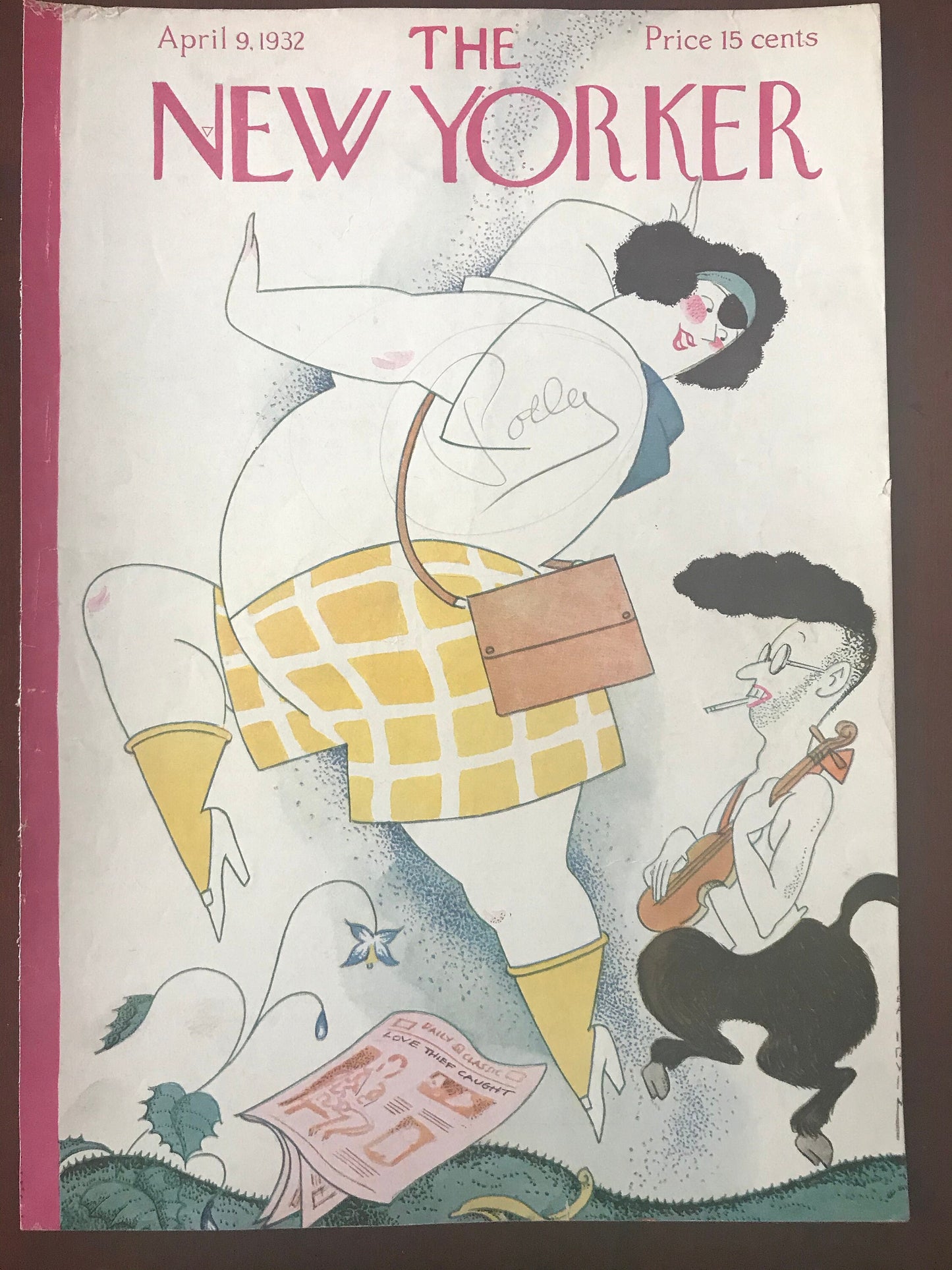 Rare - April 9, 1932 - The NEW YORKER Magazine original cover - please read description