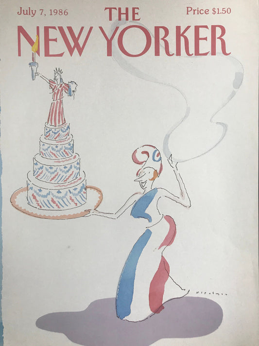 Vintage NEW YORKER Magazine original cover - July 7, 1986