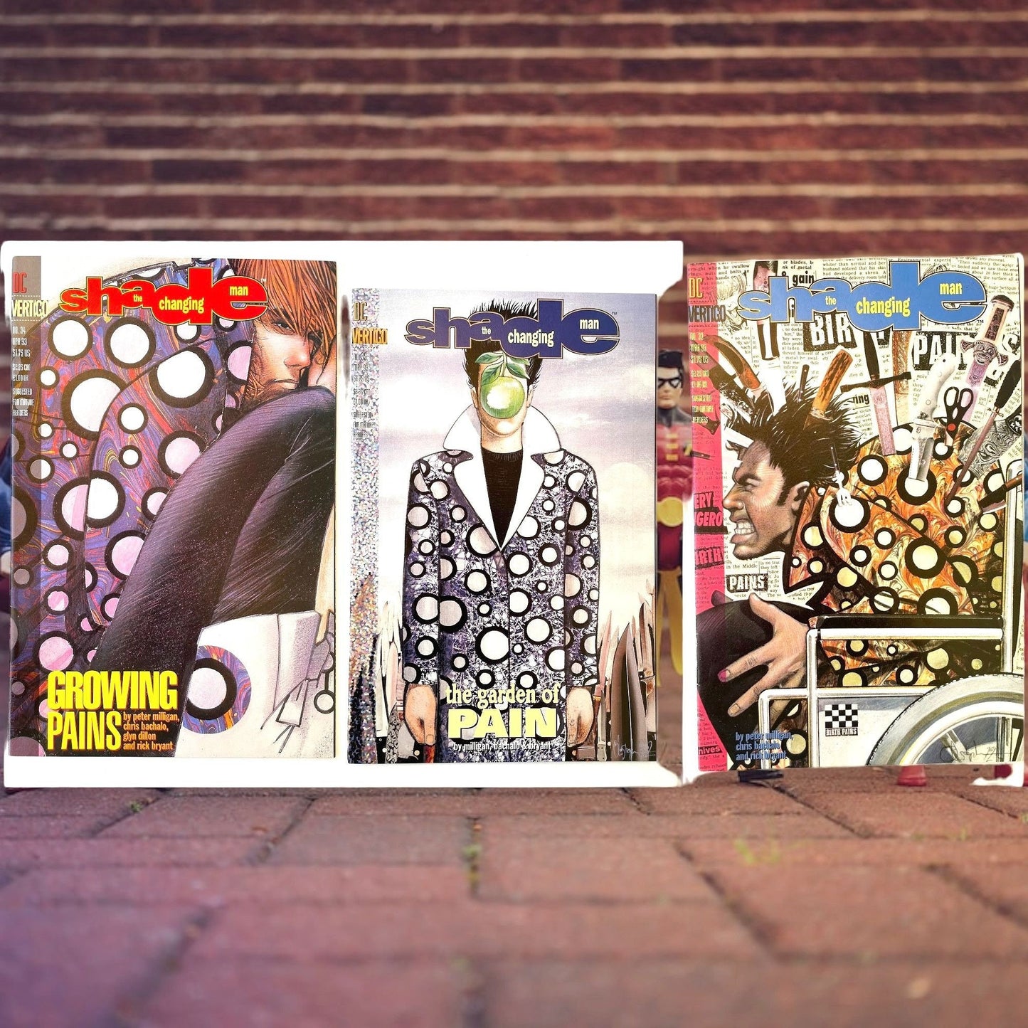 Vintage comic books - 3 issues of DC  Vertigo: Shade the Changing man Issue No. 33, 34 and 35 - 1993