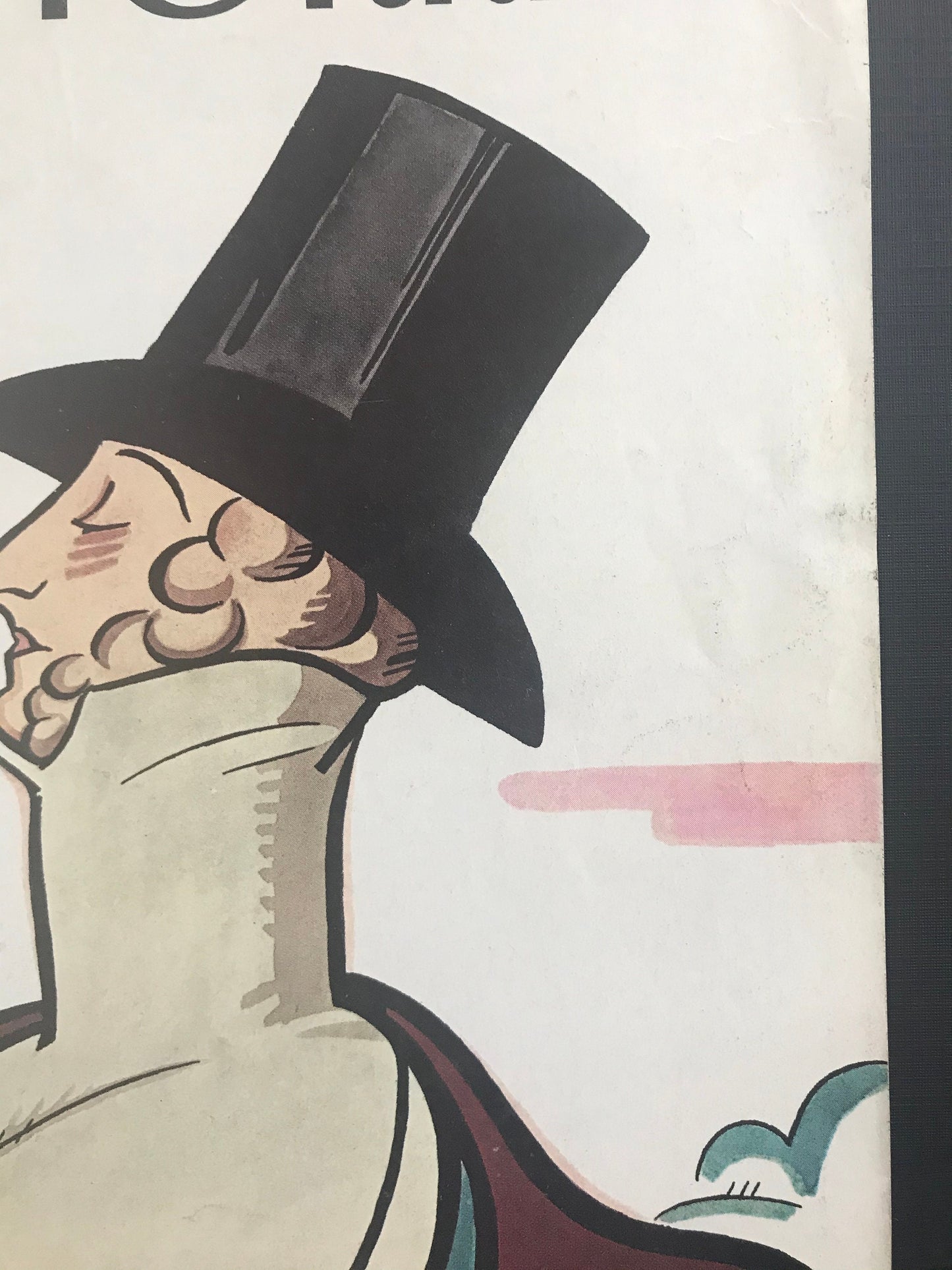 Vintage NEW YORKER Magazine original cover - February 23, 1981 - Anniversary Issue