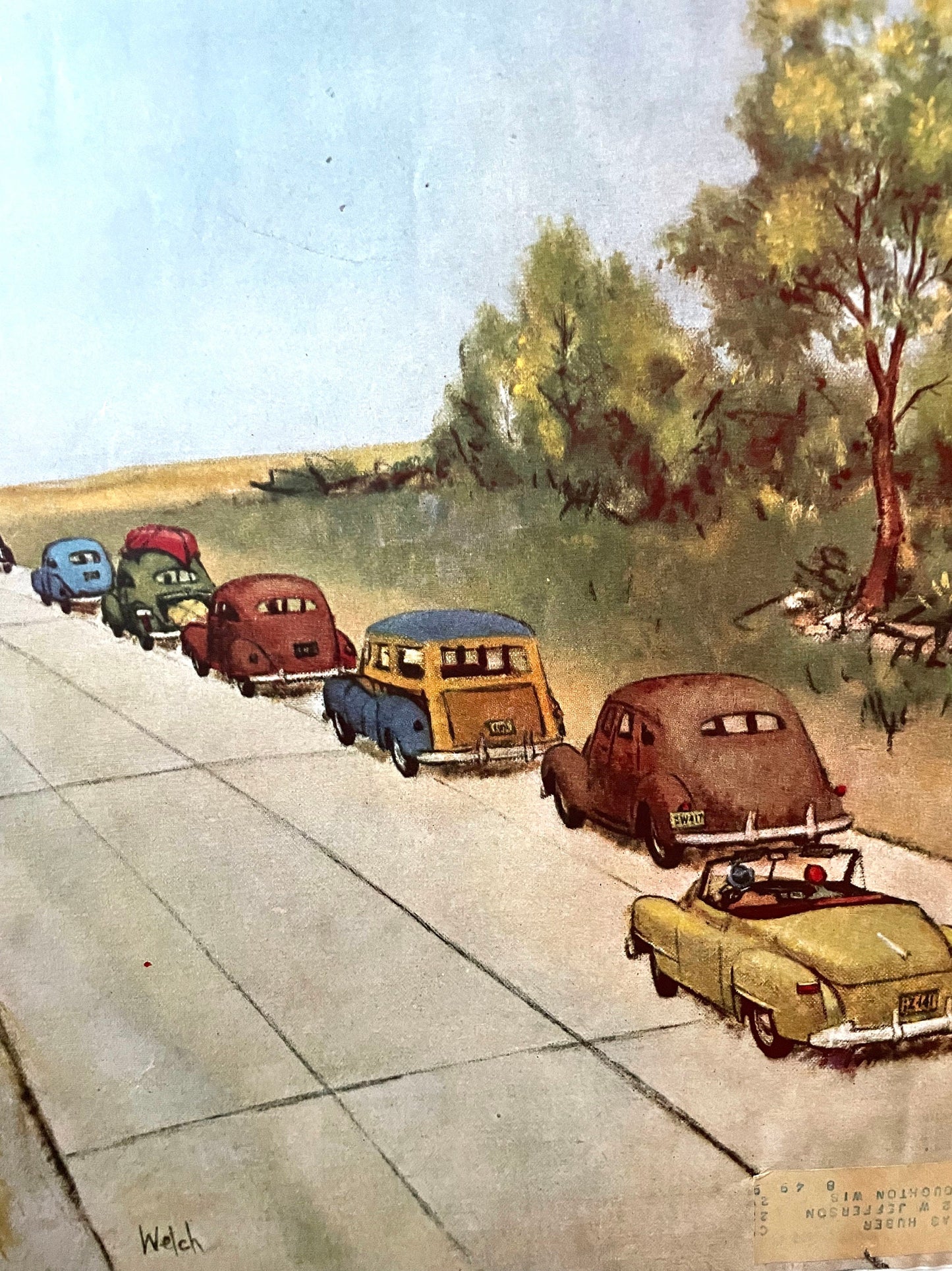 RARE - Saturday Evening Post - Original Cover - July 16, 1949