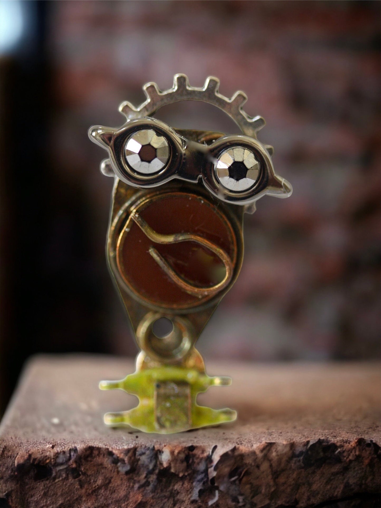 Meet "Rick."  Rick is a really cool assemblage art guy but unfortunately, he's already a taken man.  Rick is RESERVED for Tracy.