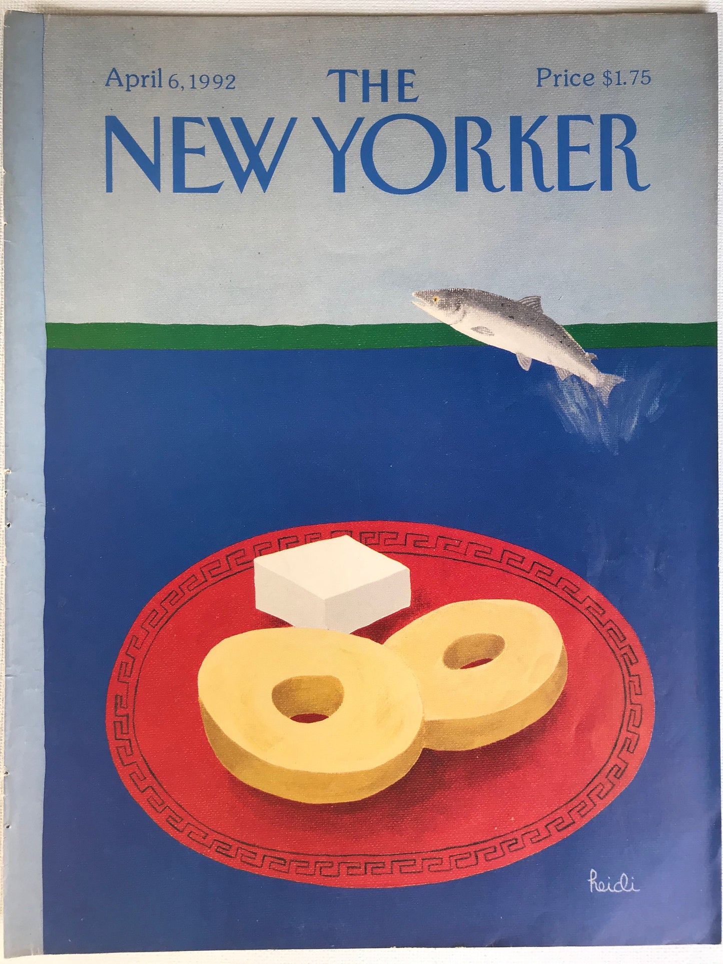 NEW YORKER Magazine cover - April 6, 1992