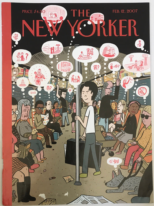 February 12, 2007 - The NEW YORKER - peoples' thoughts on the subway