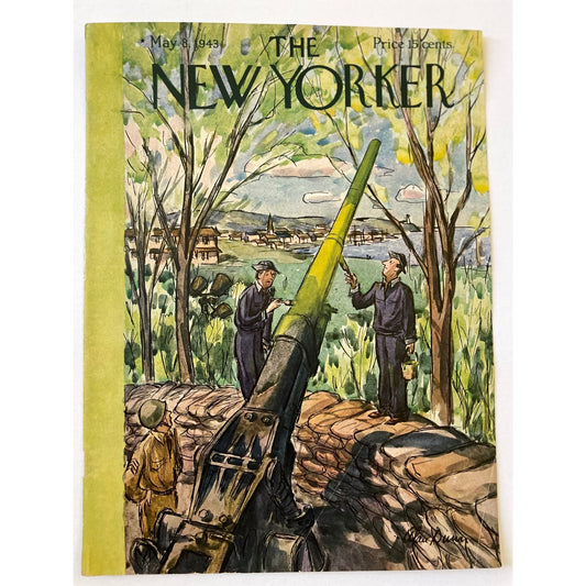 Very Rare, Very old NEW YORKER Magazine original cover - May 8, 1943