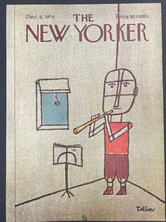 NEW YORKER Magazine cover - December 9, 1974