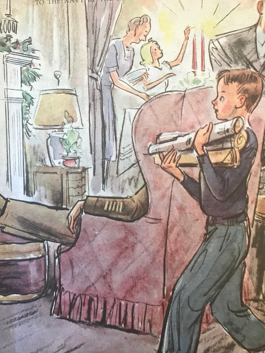 NEW YORKER Magazine - December 22, 1945 - Collectible Overseas Edition for Armed Forces Navy & Marines - Christmas