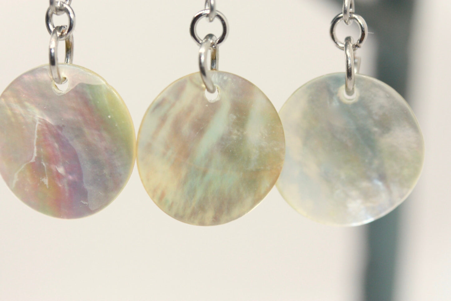 Simple dangle stunning vintage mother of pearl timeless dangle earrings