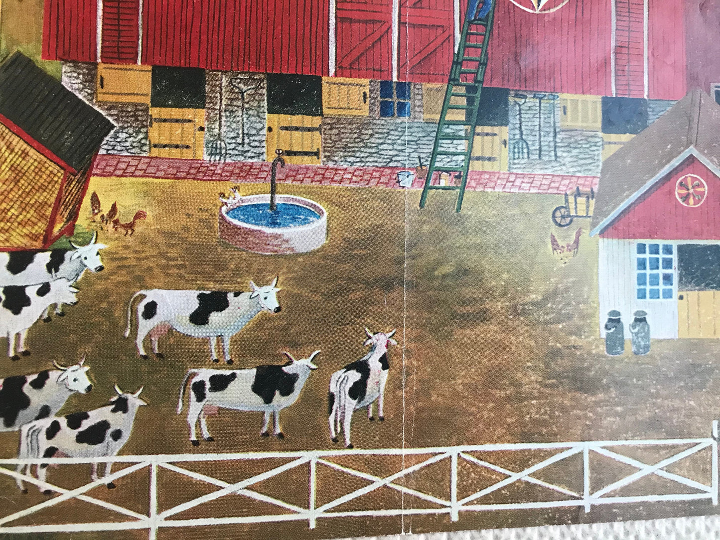 April 3, 1954 - The NEW YORKER Magazine original cover - farm - Please read description