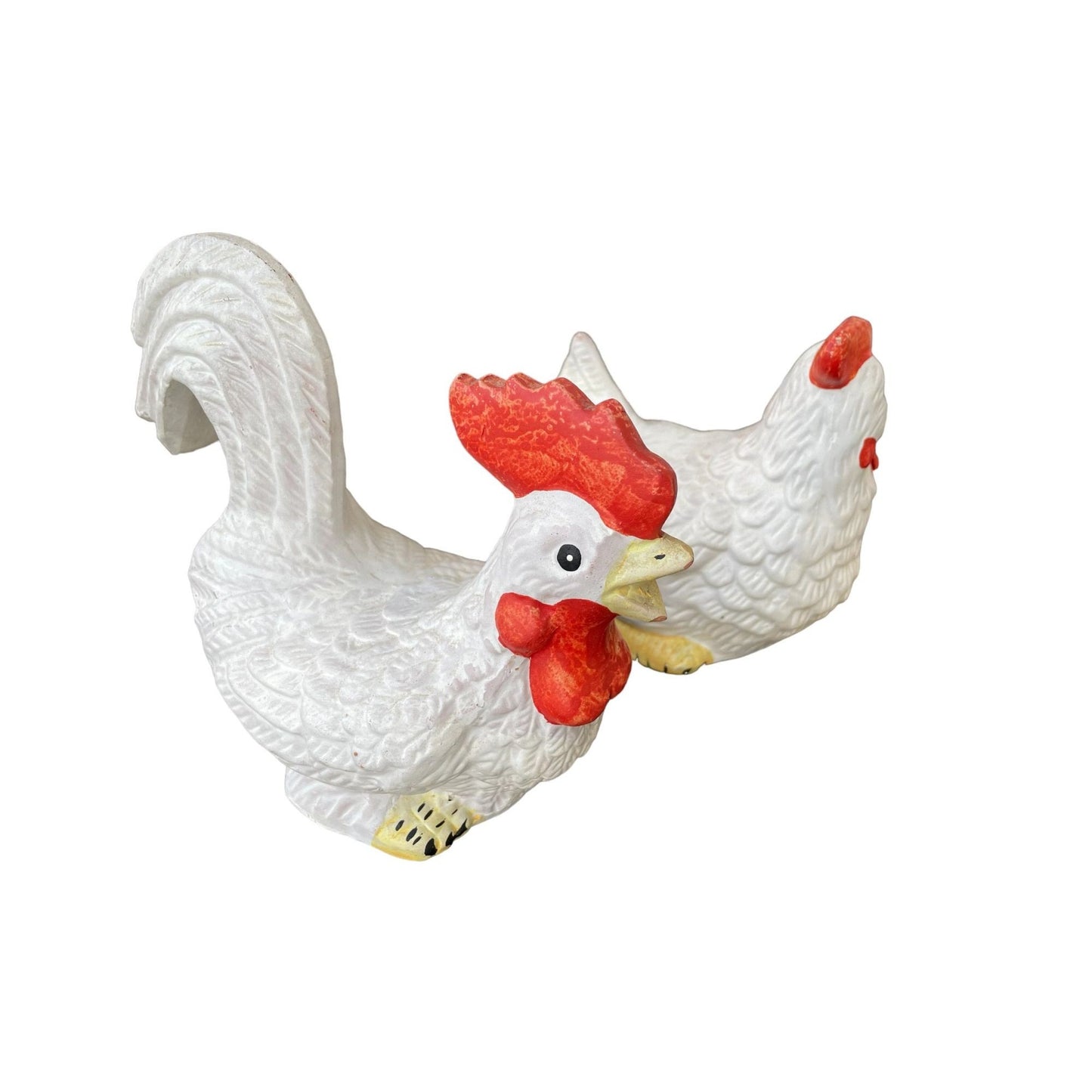 Fabulous vintage ceramic roosters - unsigned