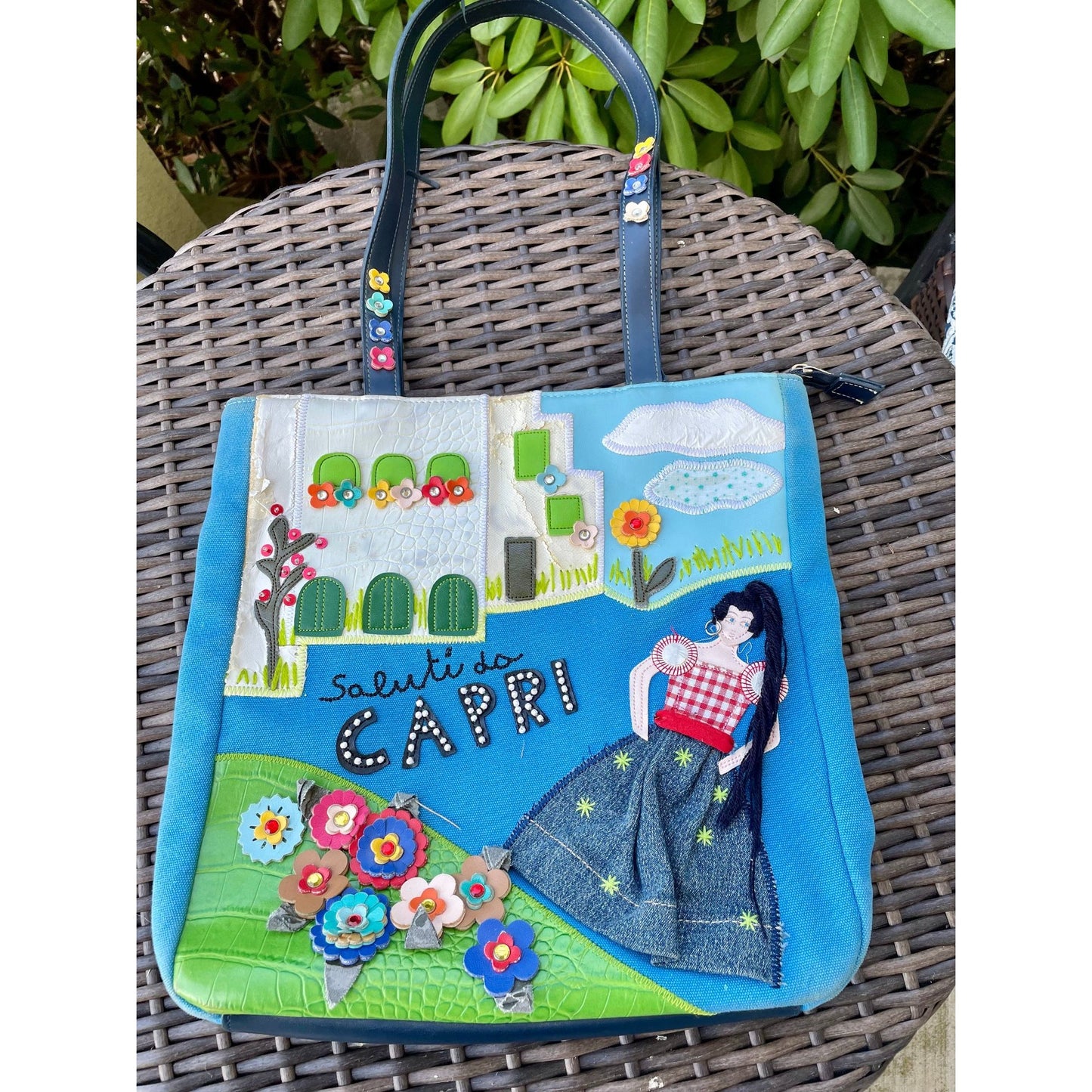 Fun and unique Braccialini bag from Florence, Italy - handbag, tote bag, unique bag