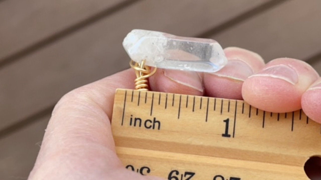 Unique vintage handmade crystal ring