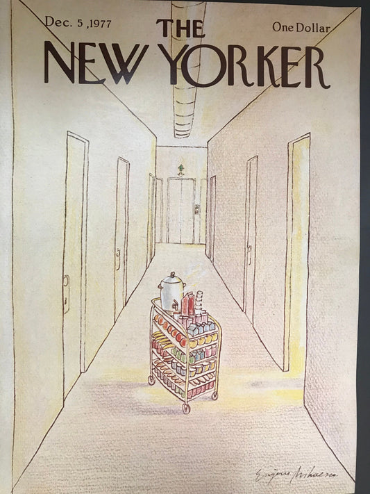 NEW YORKER Magazine cover - December 5, 1977