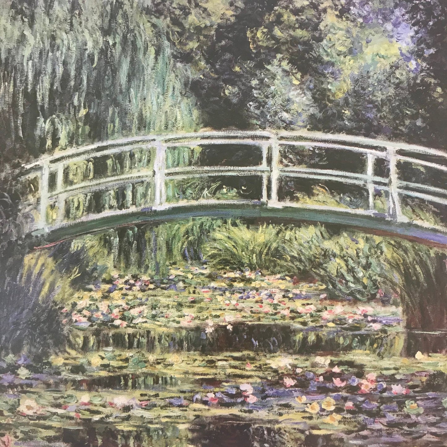 Stunning vintage Monet print  - approx. 8" tall x 6 1/2" wide