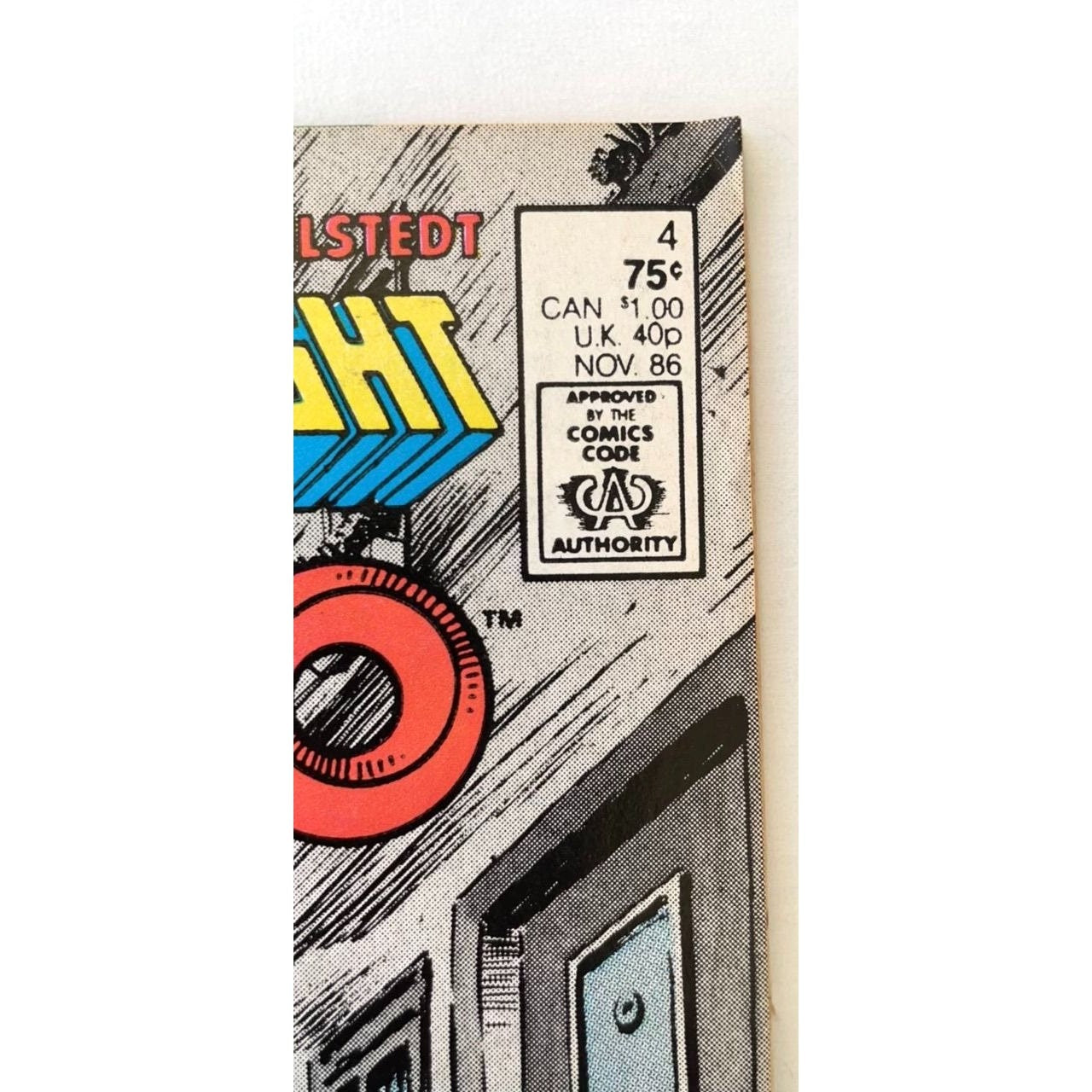 Vintage comic book - Teen Titans Spotlight #4 Jericho (1986) DC Comics