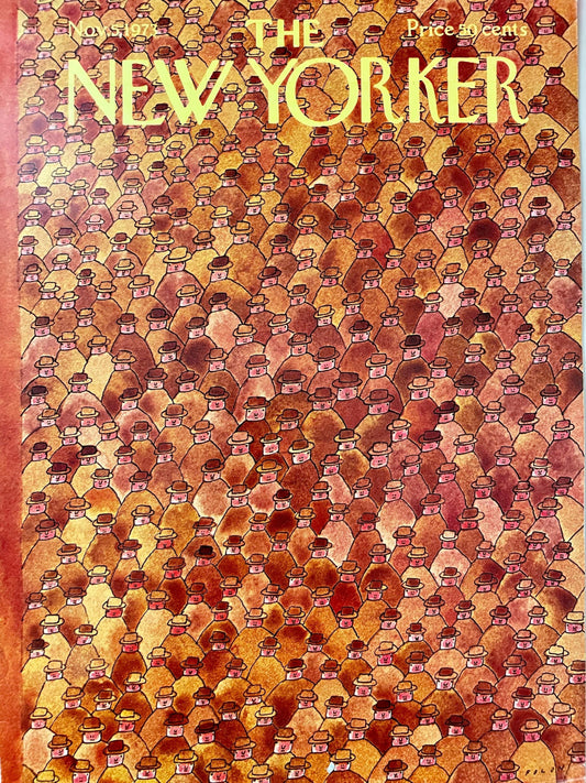 The NEW YORKER Magazine original cover - November 5, 1973