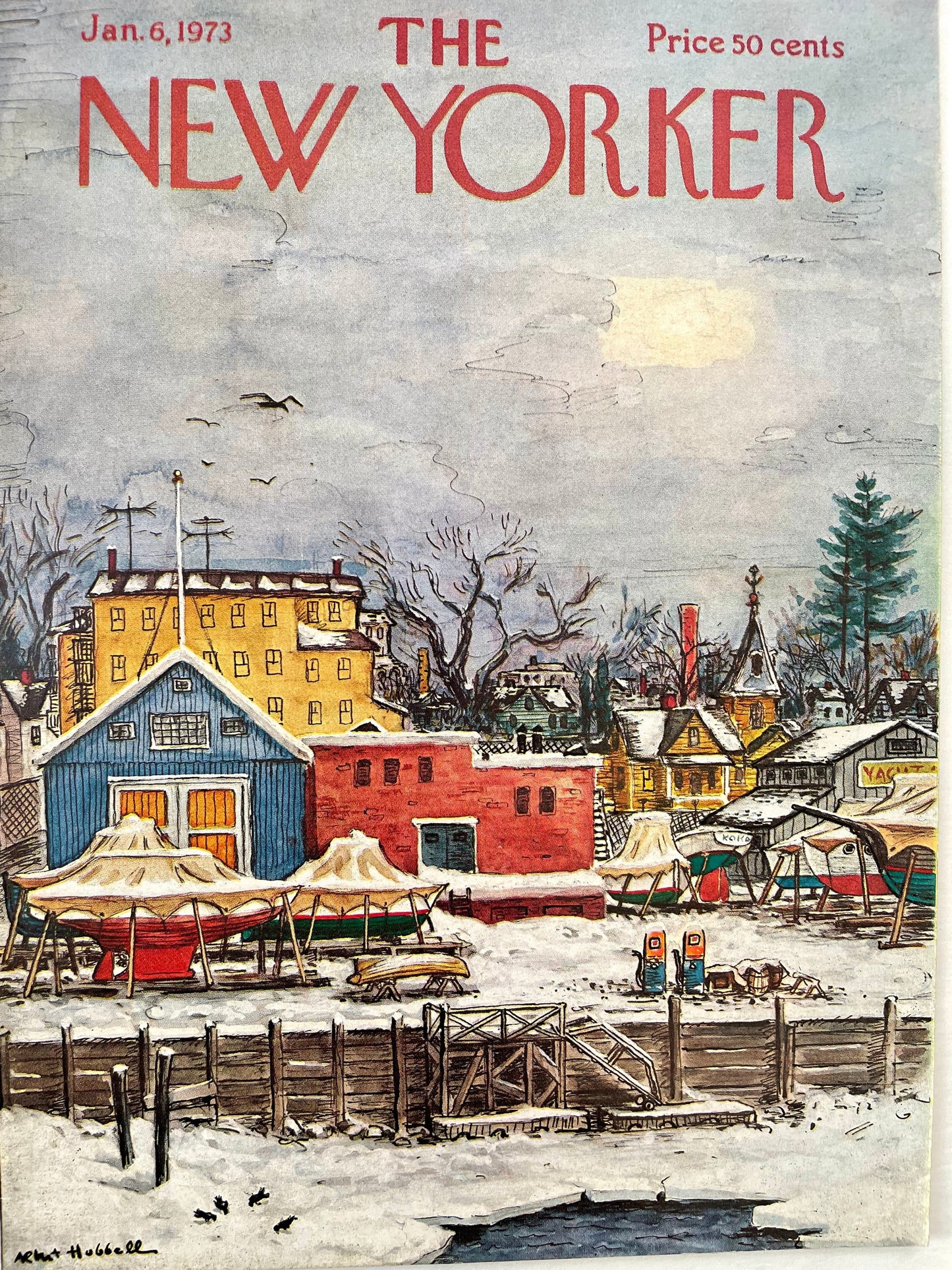 January 6, 1973 - The NEW YORKER Magazine original cover