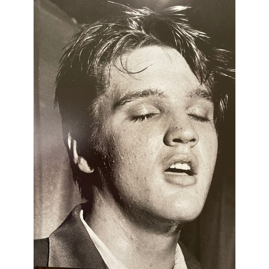 Legendary Rock 'N Roll - Elvis Presley - print from vintage book - 12" x 10"