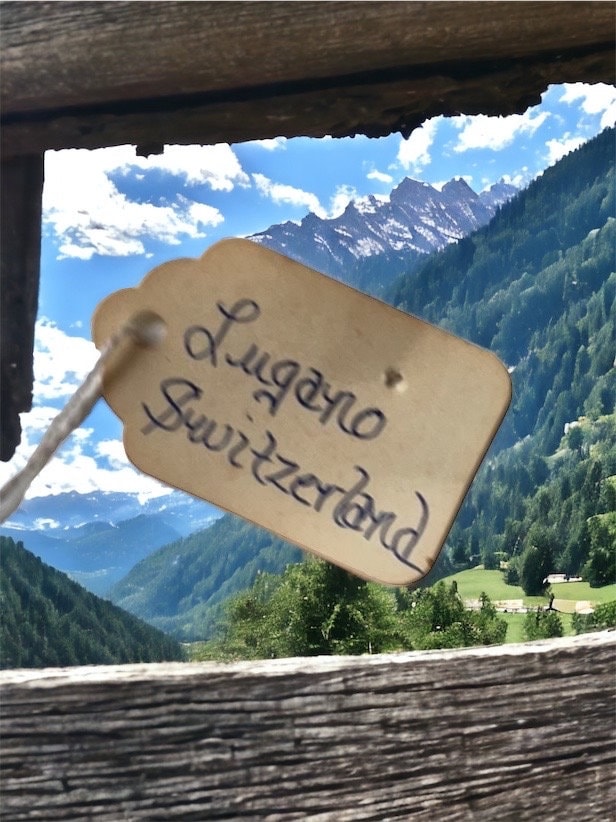 Stunning vintage collectible art Doll from Lugano, Switzerland