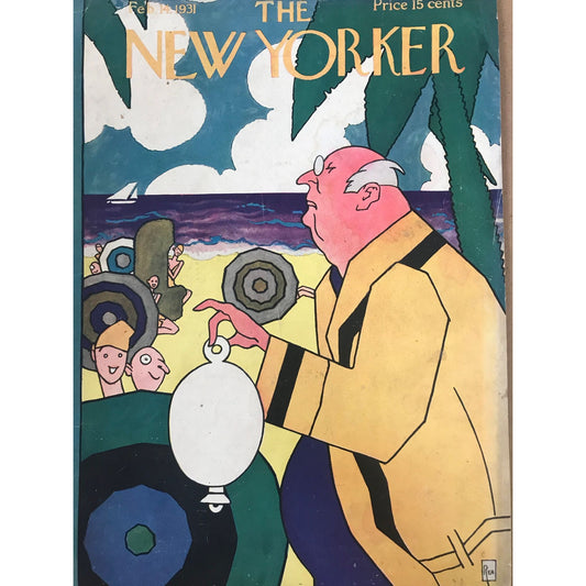 RARE - The NEW YORKER Magazine very rare original cover - February 14, 1931