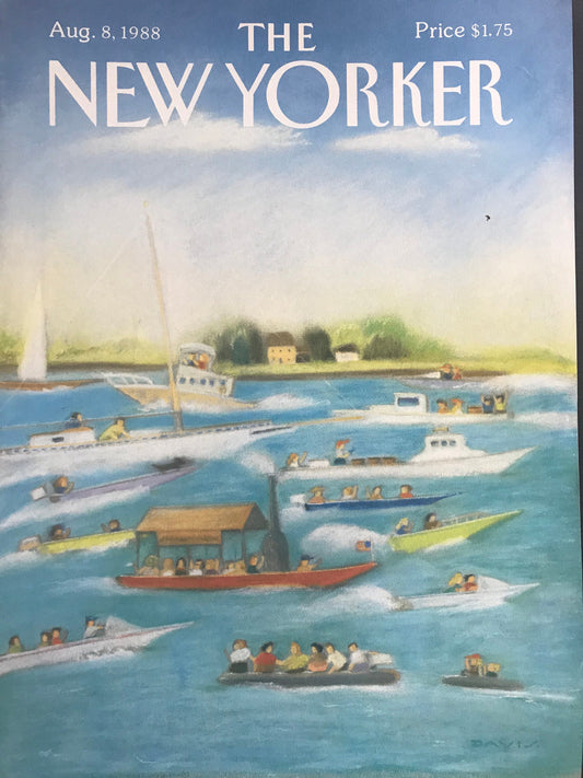 Vintage NEW YORKER Magazine original cover - August 8, 1988