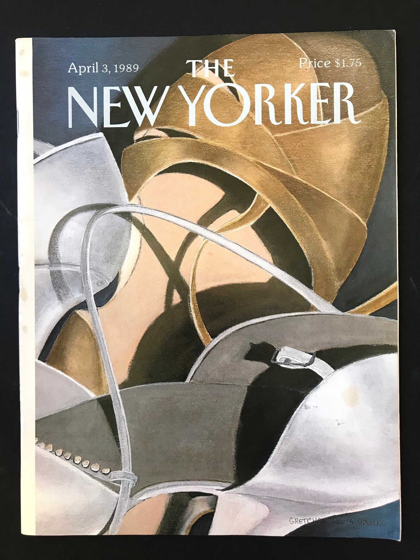 April 3, 1989 - The New Yorker Magazine - high heel shoes - Cover only