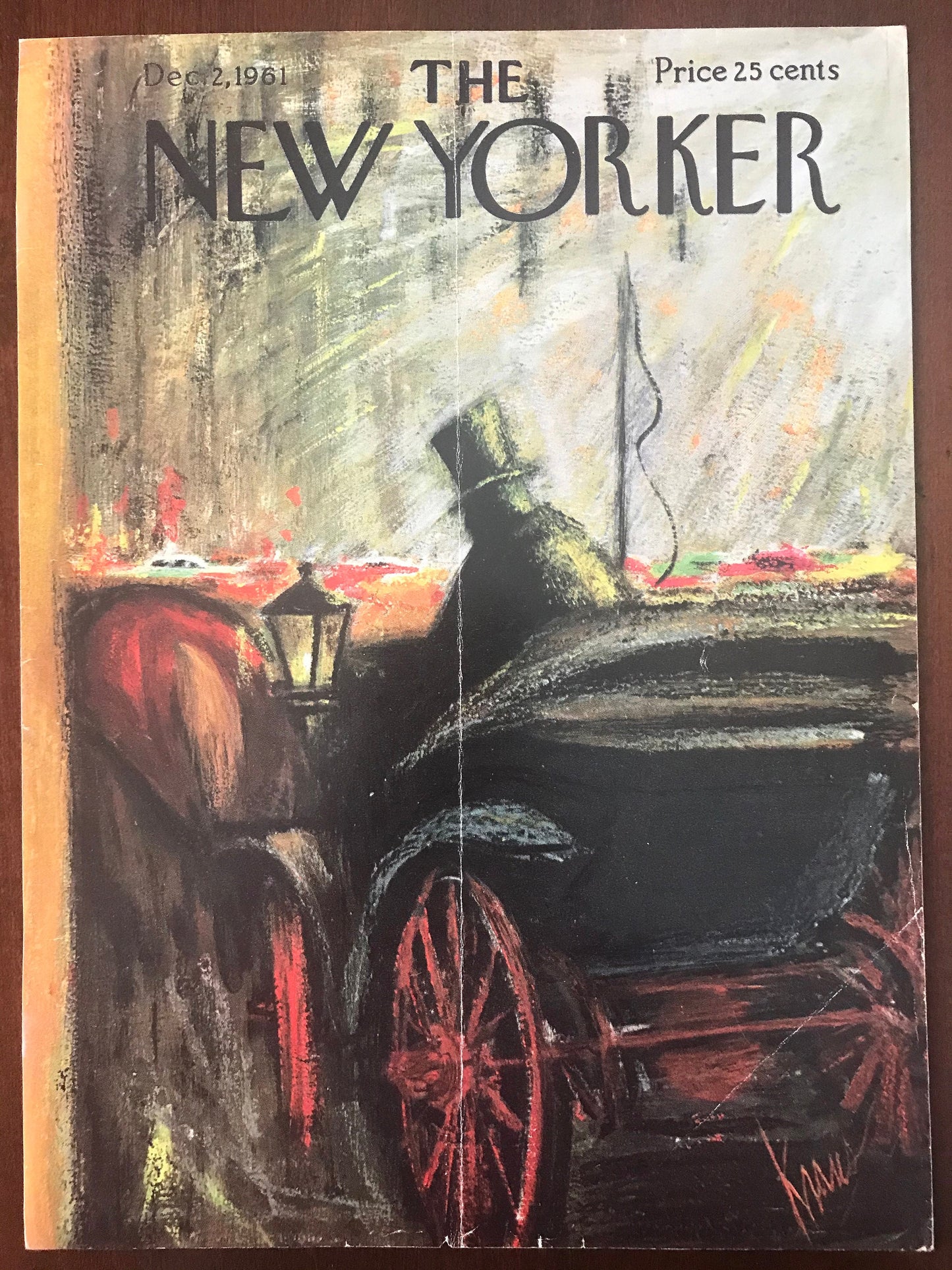 Rare - December 2, 1961 - The NEW YORKER Magazine original cover - please read description