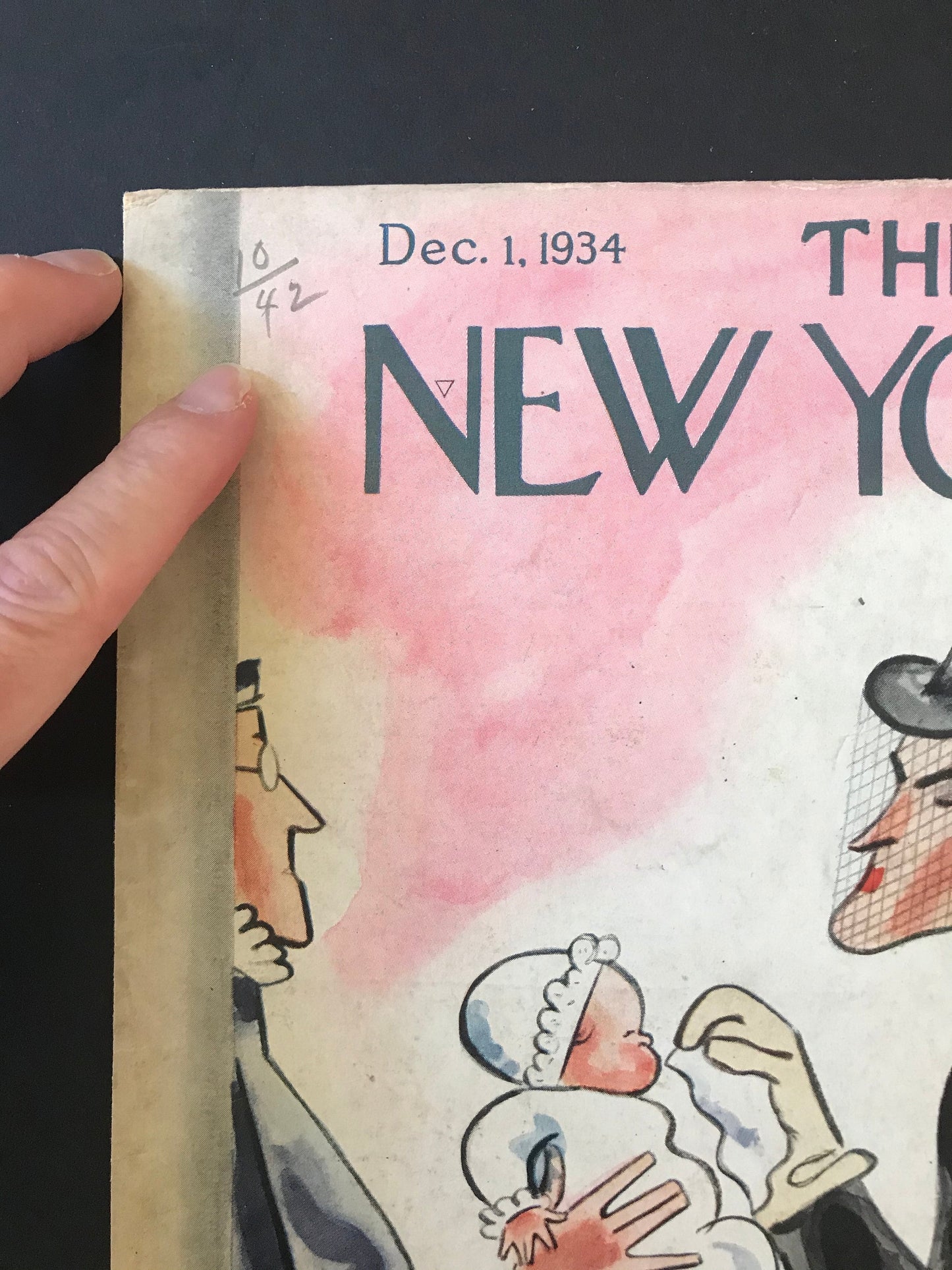 Very RARE - December 1, 1934 - NEW YORKER Magazine original cover
