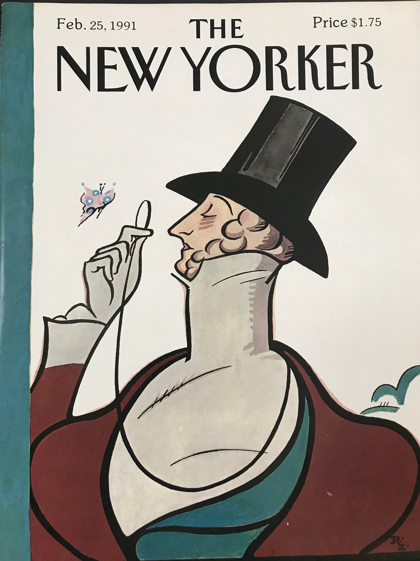 February 25, 1991 - The NEW YORKER Magazine original cover