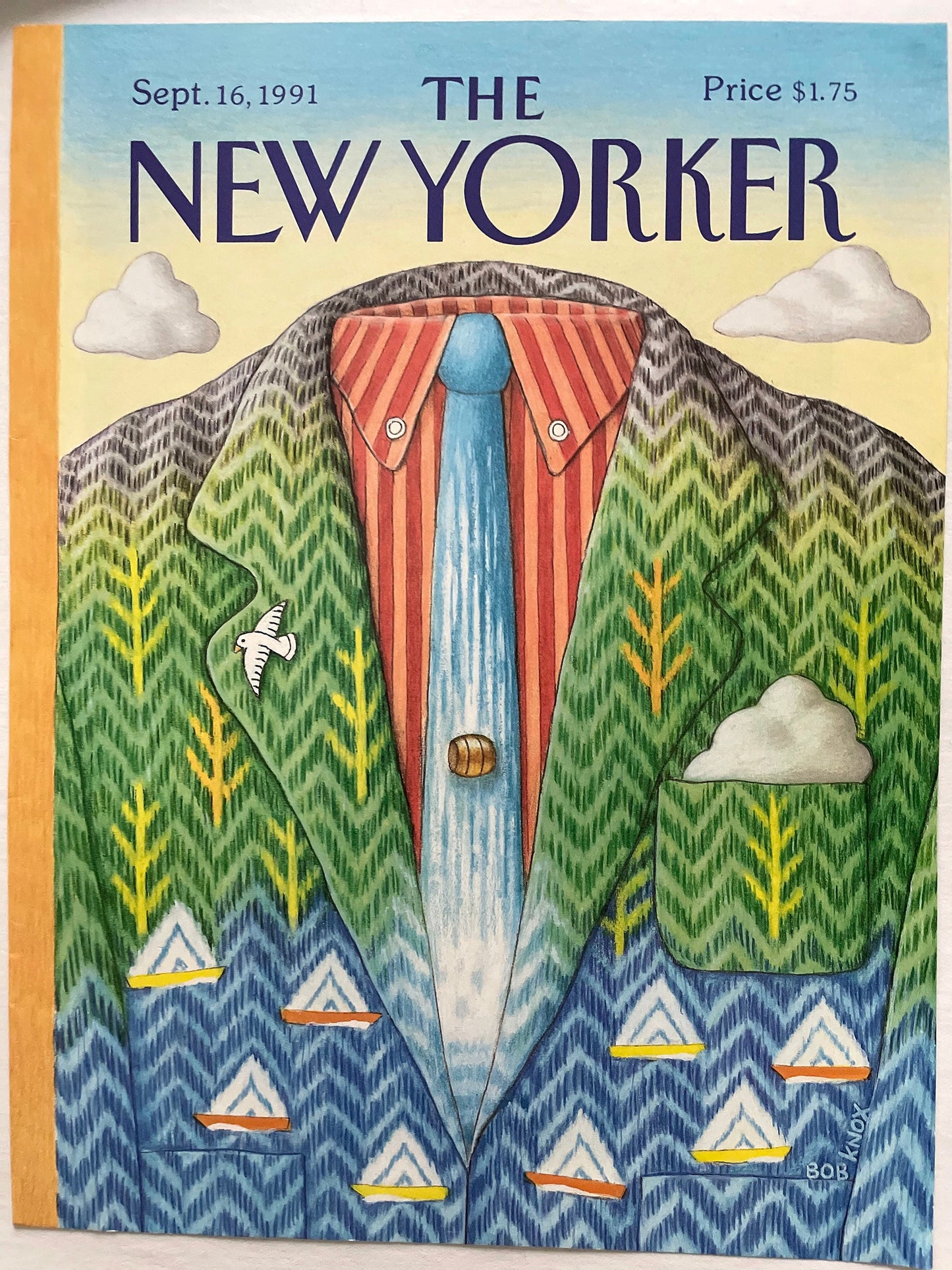 September 16, 1991 - The NEW YORKER Magazine vintage original cover