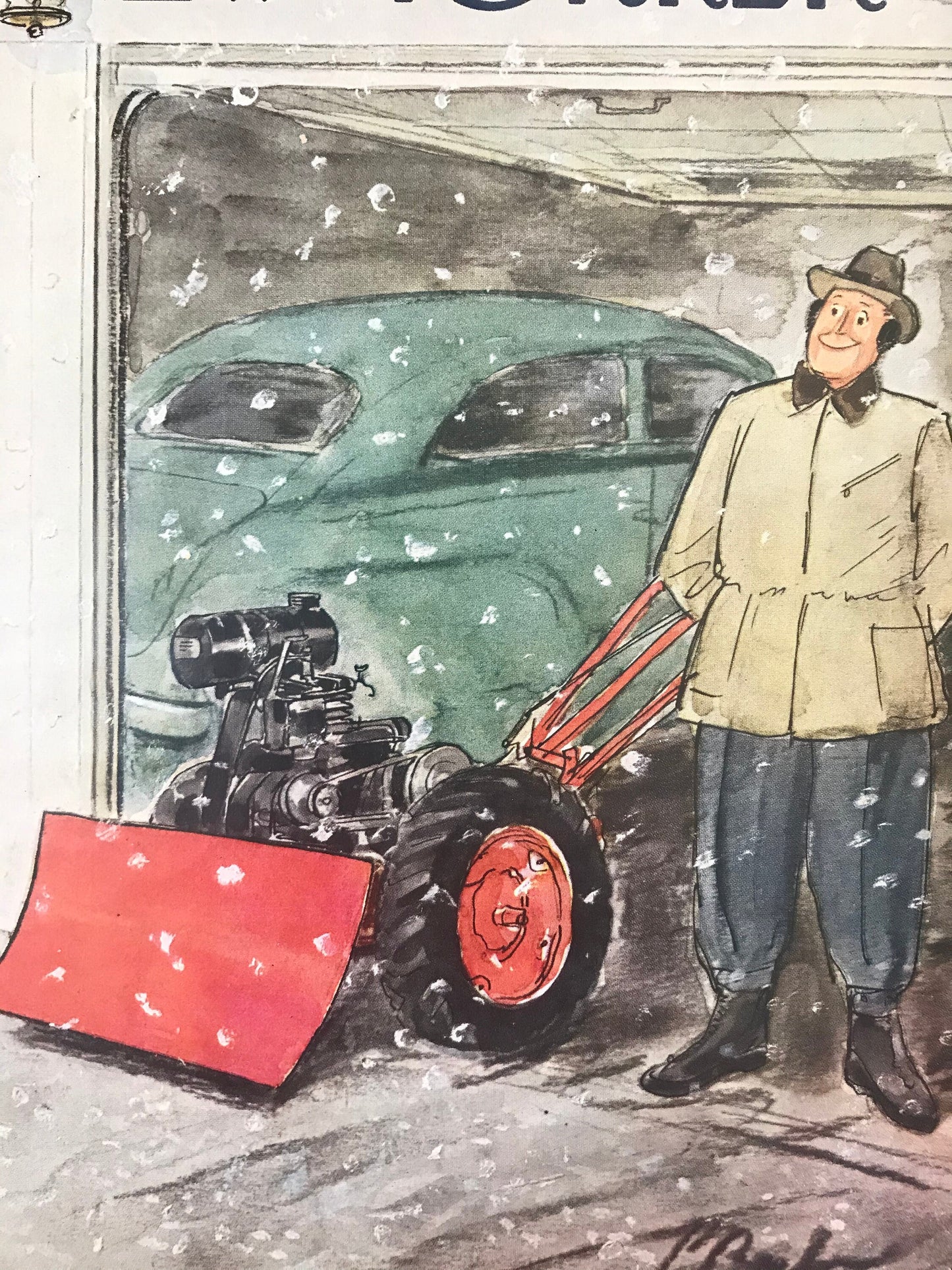 NEW YORKER Magazine cover - January 20, 1951