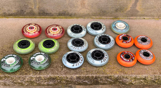 Oh my - a great debate... what can you make with vintage wheels from roller skates?