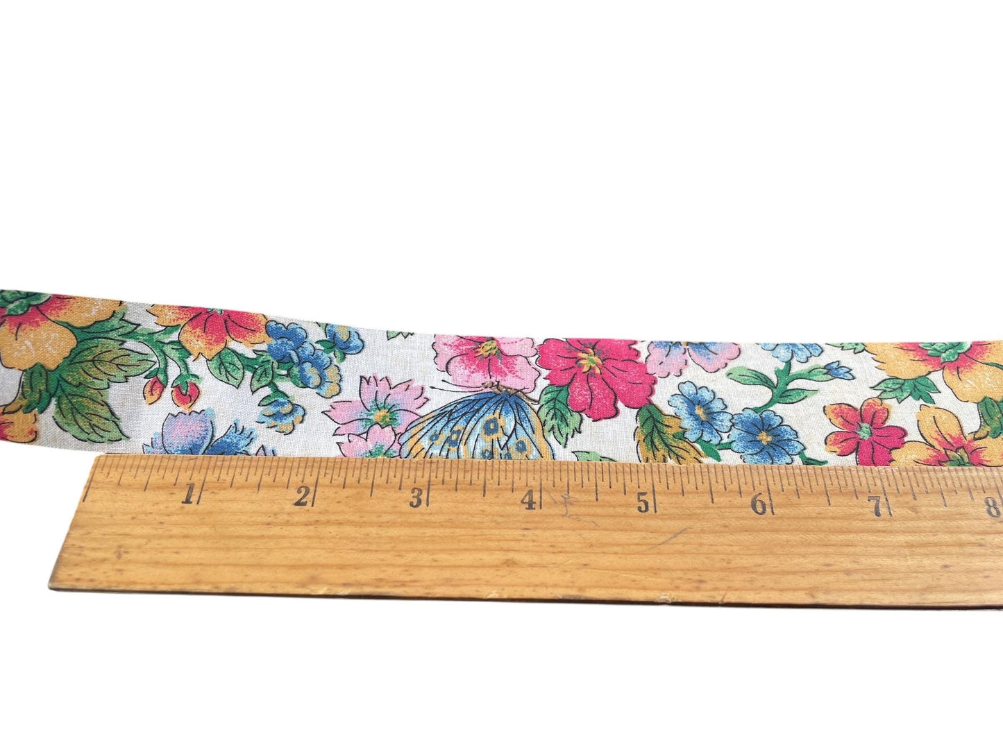 10 yards vintage Designer Dispatch charming floral Ribbon Trim Edging ~ Craft Sewing Embellishment - 1.25" wide
