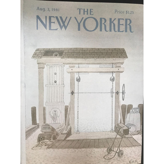 August 3, 1981 - The NEW YORKER Magazine original cover