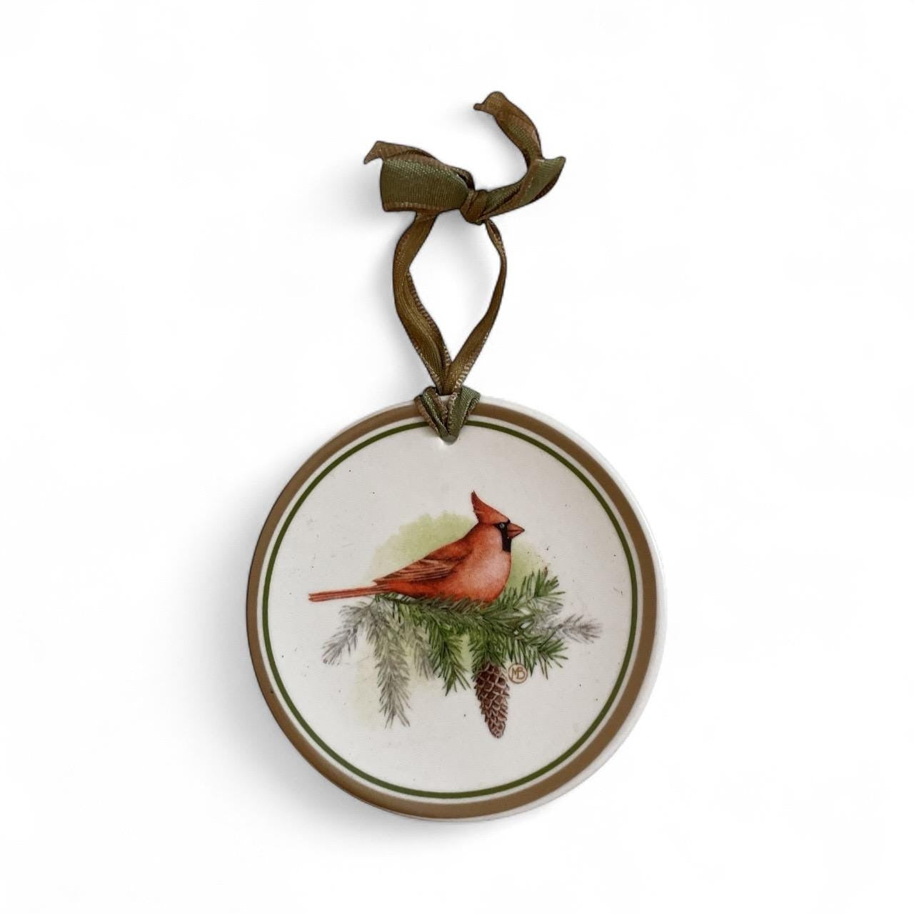 2010 Marjolein Bastin for Demdaco Cardinal Dish Ornament – Nature Inspired Christmas Decor