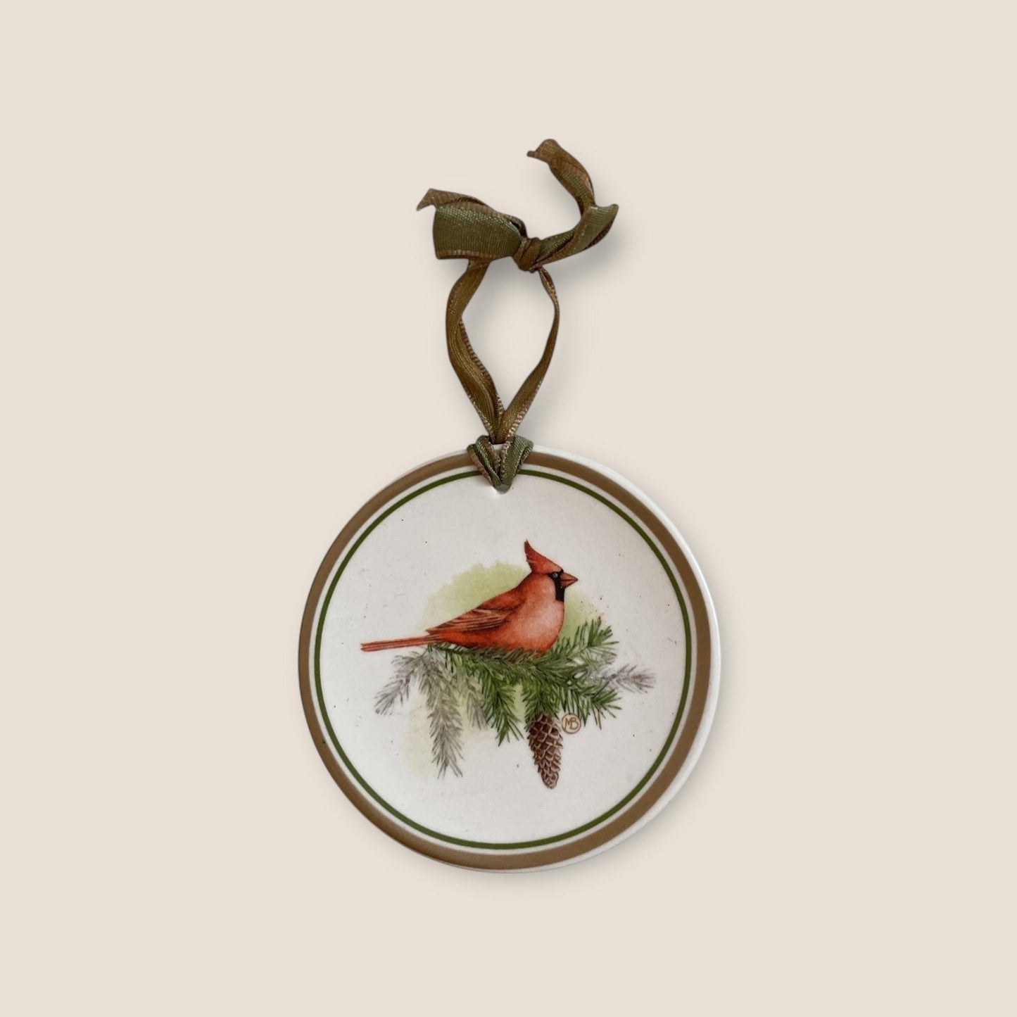 2010 Marjolein Bastin for Demdaco Cardinal Dish Ornament – Nature Inspired Christmas Decor