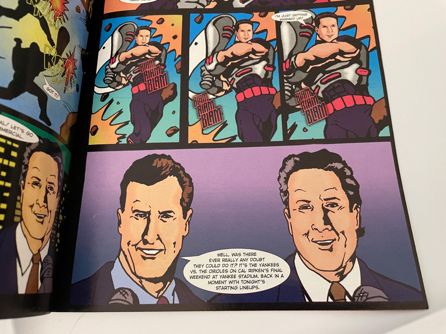 RARE - 2001 New York Yankees Championship Challenge Comic Book - Ultimate Sports Force