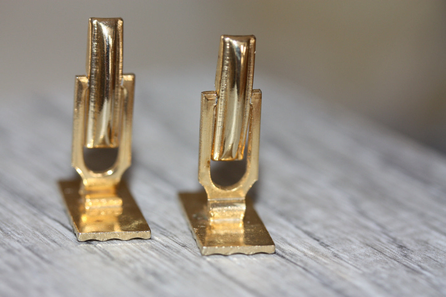 Mens vintage cuff links - rectangular
