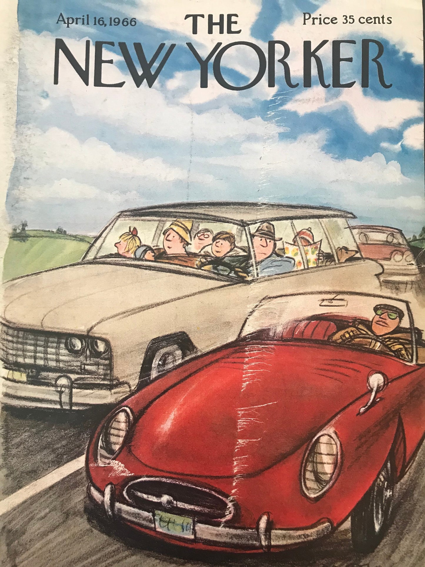 RARE - April 16, 1966 - The NEW YORKER Magazine original cover