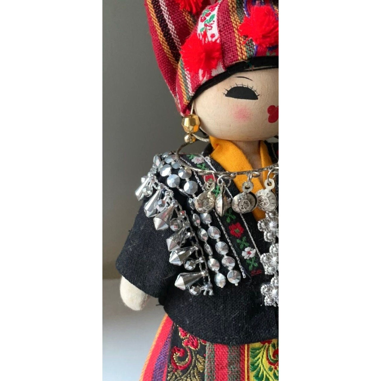 Vintage stunning, rare, handmade Hmong Doll