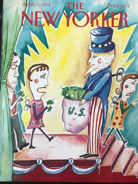 The NEW YORKER cover only - April 13, 1992