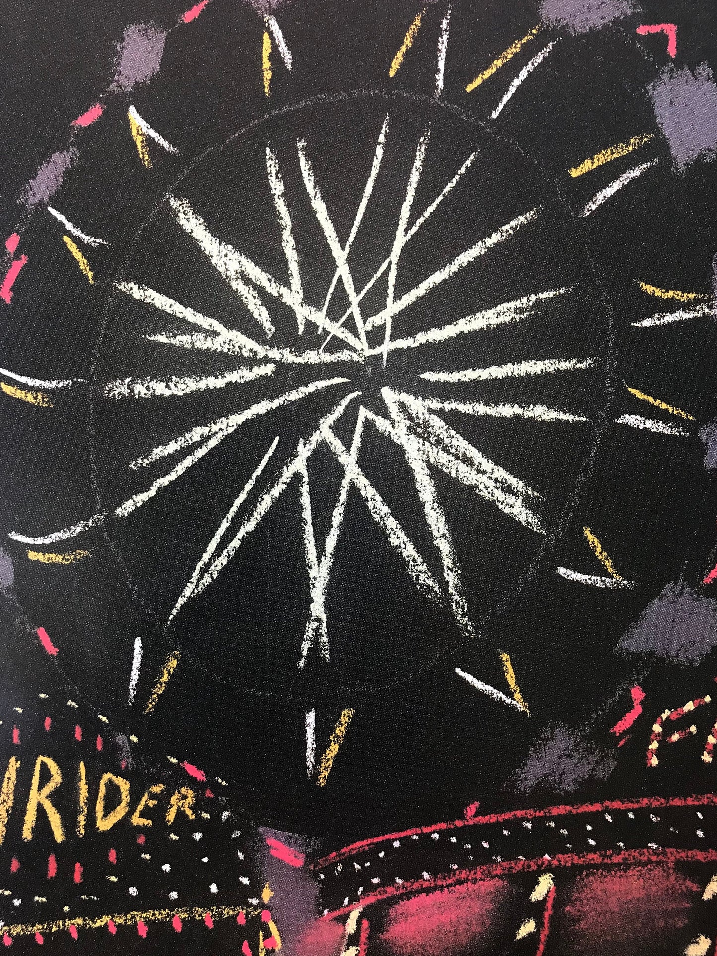 October 21, 1985 - The NEW YORKER Magazine original cover - Ferris wheel, amusement park, rides