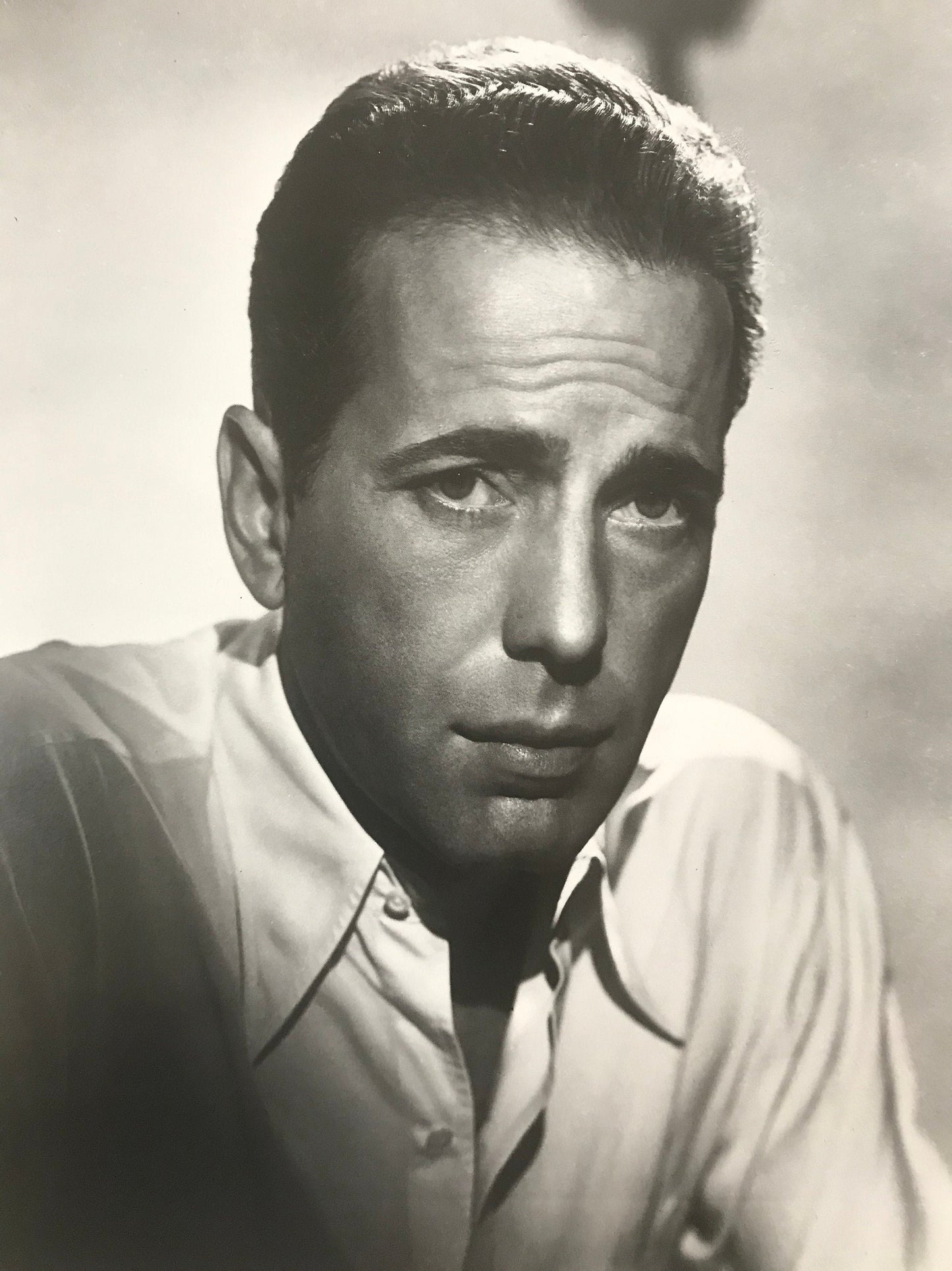 Vintage Hollywood Book Page Photo - Humphrey Bogart Large 13.5" x 10" Classic Film Celebrities