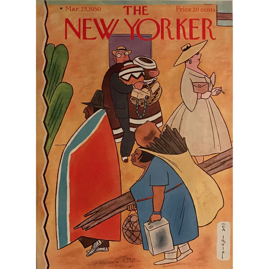 The NEW YORKER Magazine original cover - March 25, 1950 - Rea Irvin