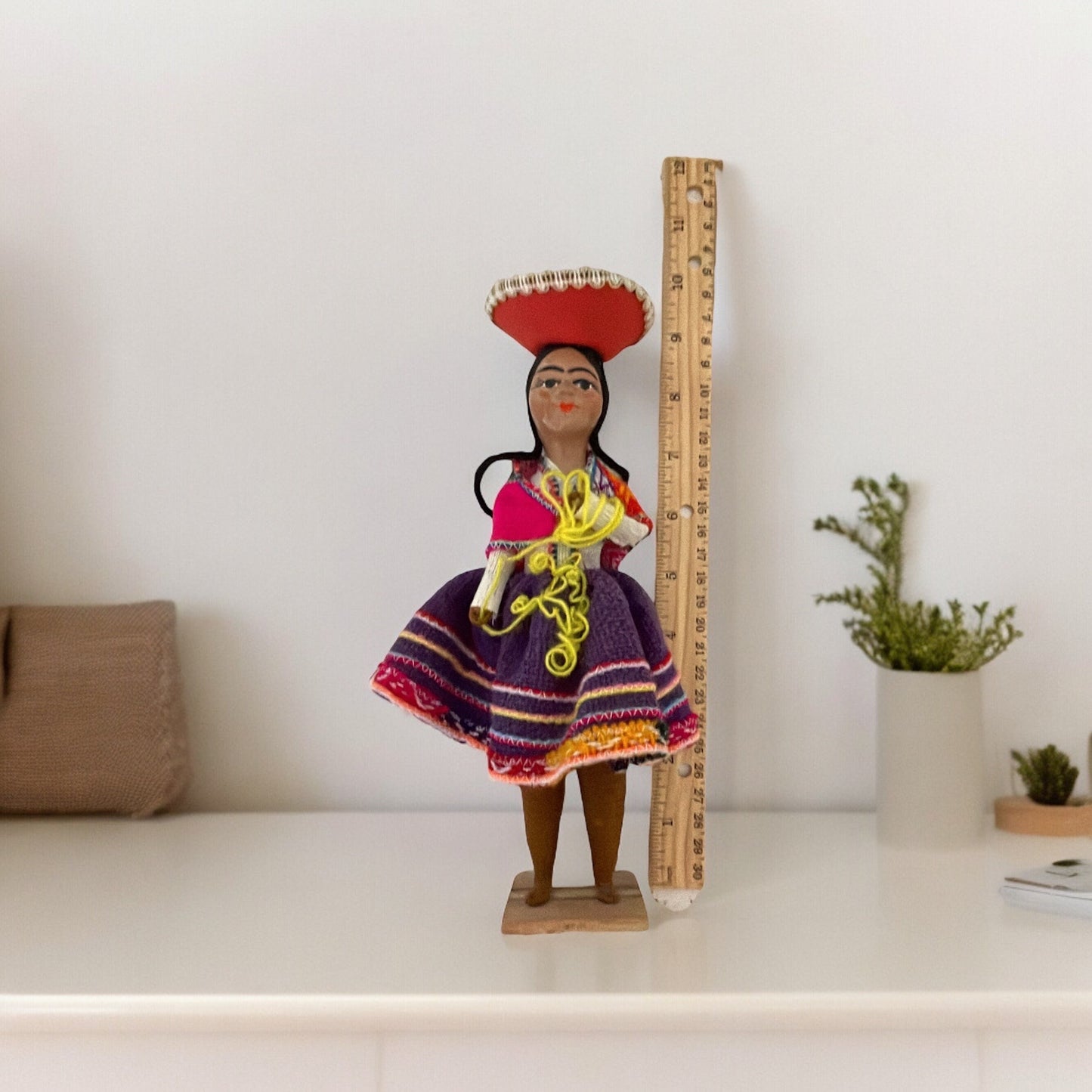 Stunning vintage collectible art Doll from Mexico