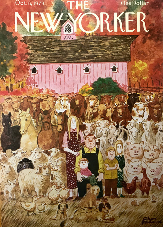 October 8, 1979 - The NEW YORKER Magazine original cover - farm